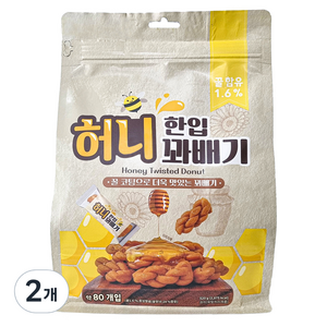 한입 허니 꽈배기, 2개, 520g