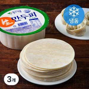 황소식품 생 만두피 (냉동), 850g, 3개