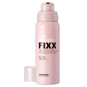 쏘내추럴 파우더포룸 글로이 선 무스 픽서 SPF50+ PA++++, 75ml, 1개