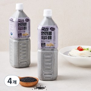 맑은물에 국산 연천콩 흑임자 콩물, 1L, 8개