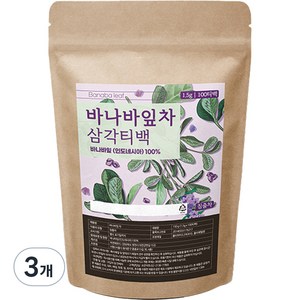 조은약초 바나바잎 삼각티백, 1.5g, 100개입, 3개