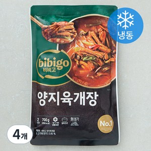 비비고 양지육개장 2인분 (냉동), 700g, 4개