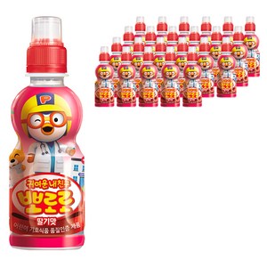 팔도 딸기맛 뽀로로 음료 페트, 24개, 235ml