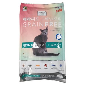 세라피드 고양이 그레인프리 기능성 사료, 유리너리+결석, 7kg, 1개