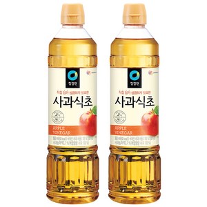 청정원 사과식초, 500ml, 2개