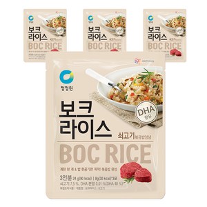 청정원 보크라이스 쇠고기, 24g, 4개