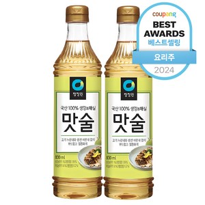 청정원 맛술, 830ml, 2개