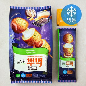 풀무원 뿌먹 핫도그 (냉동), 336g, 1개