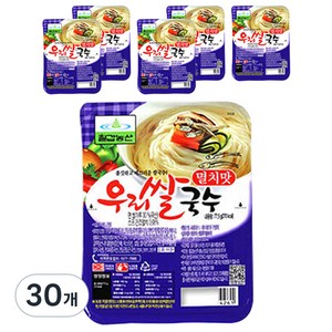 칠갑농산 우리쌀국수 멸치맛, 77.5g, 30개