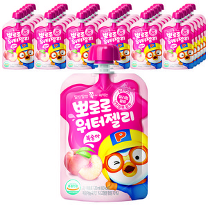 팔도 뽀로로 워터젤리 복숭아, 120ml, 50개