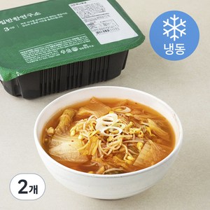 집반찬연구소 김치콩나물국 (냉동), 650g, 2개