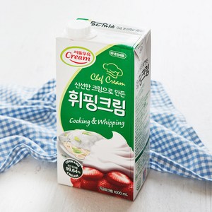 서울우유 신선한크림으로 만든 휘핑크림, 1L, 1개