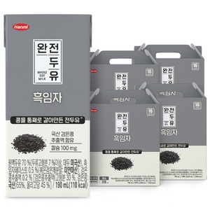 전두유 한미 완전두유 흑임자, 190ml, 64개