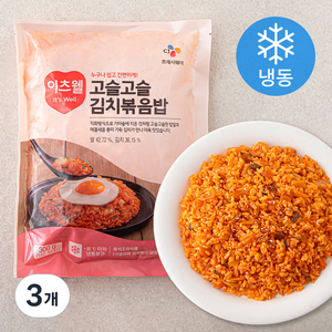 이츠웰 고슬고슬 김치 볶음밥 (냉동), 300g, 3개