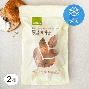 ORGA 통밀 베이글 4입 (냉동), 400g, 2개