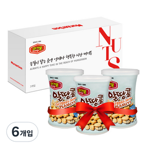 머거본 알땅콩, 135g, 6개