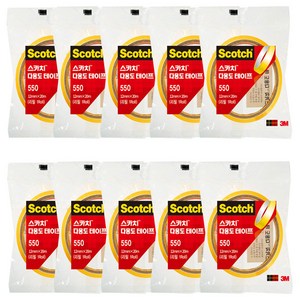 3M 스카치 다용도 테이프 550 리필 12mm x 20m, 10개