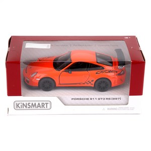 킨스마트 포르쉐 911 GT3 RS 다이캐스트 KT5352_ORANGE, 오렌지, 1개