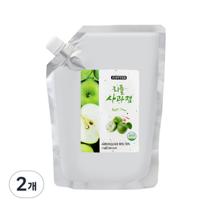 쥬피터 리플 사과잼, 1kg, 2개