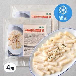 쿡생 크림떡볶이 2회분 (냉동), 600g, 4개