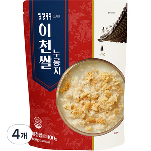 태광선식 이천쌀 누룽지, 600g, 4개