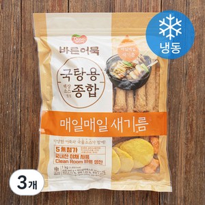 동원 바른어묵 (냉동), 1kg, 3개