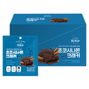 잇츠베러 초코시나몬 크래커 미니, 28g, 10개