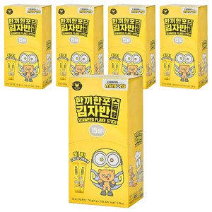 만전김 미니언즈 한끼한포 스틱 김자반, 150g, 5개