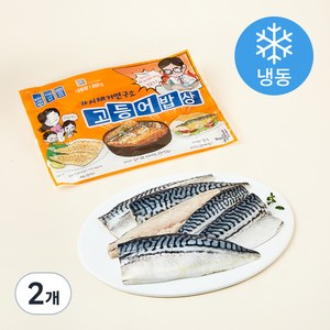 고등어밥상 가시제거연구소 고등어 (냉동), 800g, 2개