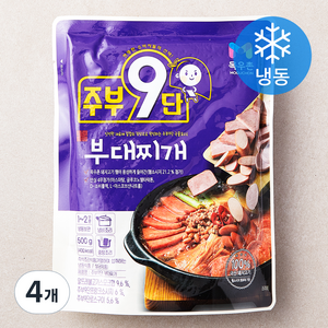 주부구단 부대찌개 (냉동), 500g, 4개