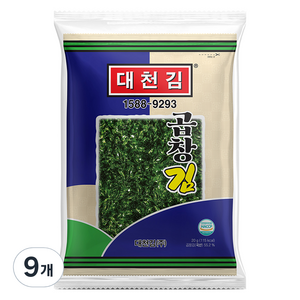 대천김 곱창김 전장 D736, 20g, 9개