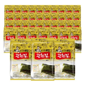 광천김 3대째 달인 재래 도시락김, 80g, 2개