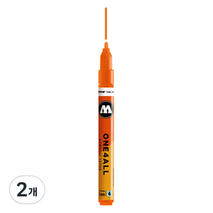 모로토우 원포올 아크릴 마카 2mm 127HS 085 dare orange, 1색, 2개