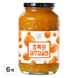 초록원 제주감귤잼, 1kg, 6개