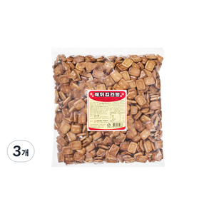 정든식품 깨튀김건빵, 1kg, 3개