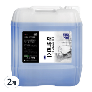 대박세제 업소용 식기세척기 전용 린스, 2개, 18.75L