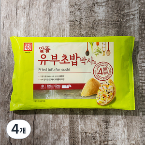 한성기업 알뜰 유부초밥박사, 600g, 4개