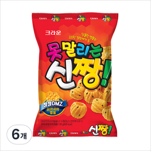 크라운 못말리는 신짱, 120g, 6개