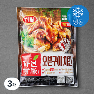 하림 자연실록 오븐구이치킨 (냉동), 770g, 3개