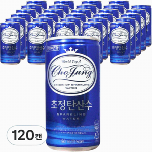 초정탄산수 플레인, 190ml, 120개