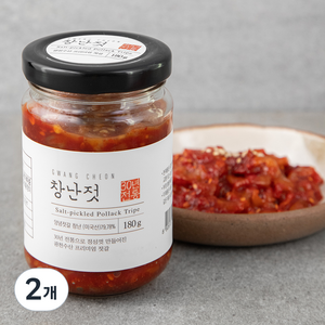 광천 창난젓, 180g, 2개