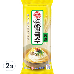 오뚜기옛날 국수중면, 500g, 2개