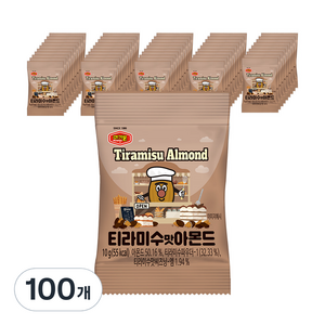 머거본 티라미수맛 아몬드, 10g, 100개