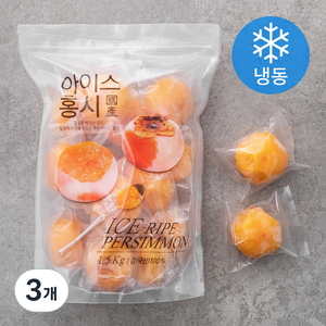 아이스 홍시 (냉동), 1.5kg, 3개