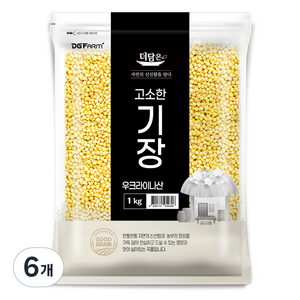 더담은 고소한 기장, 1kg, 6개