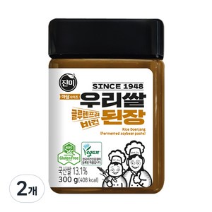 진미 우리쌀 된장, 300g, 2개