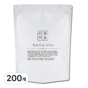 하루허브 캐모마일차 대용량, 1g, 50개입, 4개