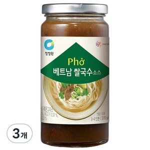 청정원 베트남 쌀국수 소스, 3개, 370g