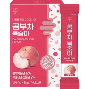 데이앤 콤부차 복숭아, 5g, 10개입, 1개