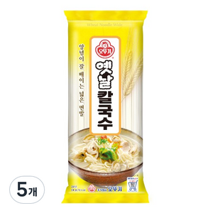 오뚜기옛날 칼국수, 500g, 5개